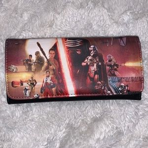 LOUNGEFLY STARWARS WALLET OLD HEART LOGO